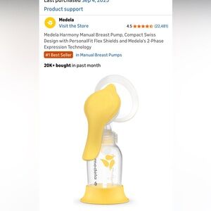 Medela Harmony pump